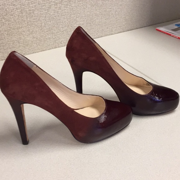 Vince Camuto Signature ombré leather suede pumps - Picture 3 of 8